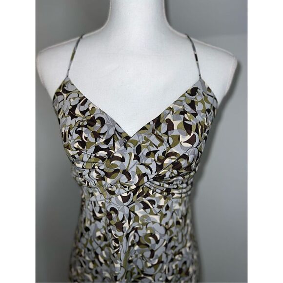 Vintage Women’s Midi Spaghetti Strap Flare Dress 8 - Picture 1 of 9